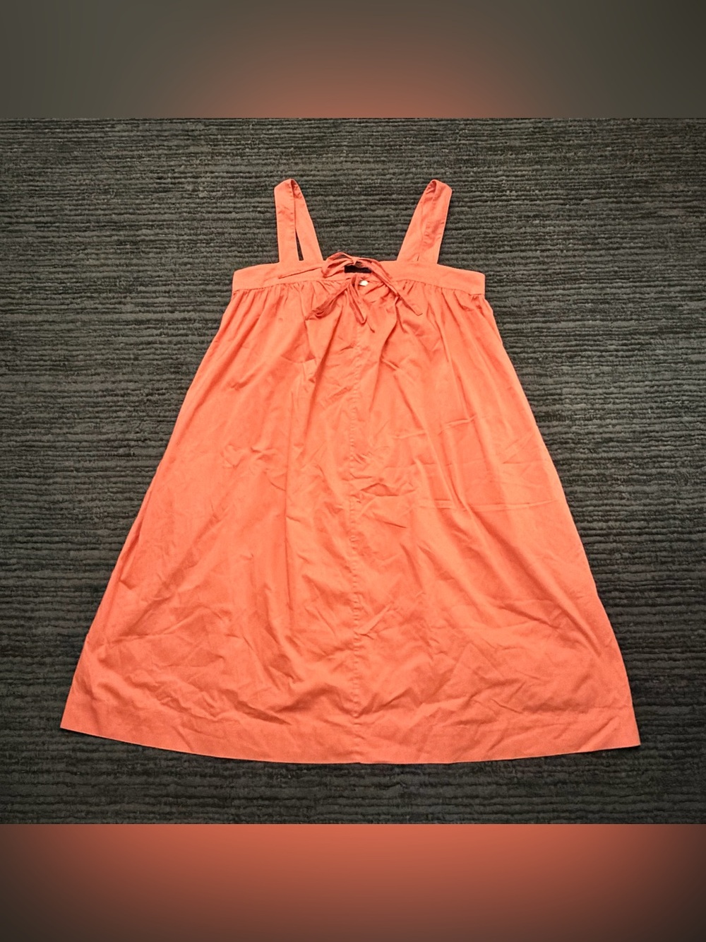 LAKE Coral Pink Square Neck Sleeveless Midi Dress